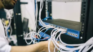 Recruitment agency specializing in information technology-technician working on servers.